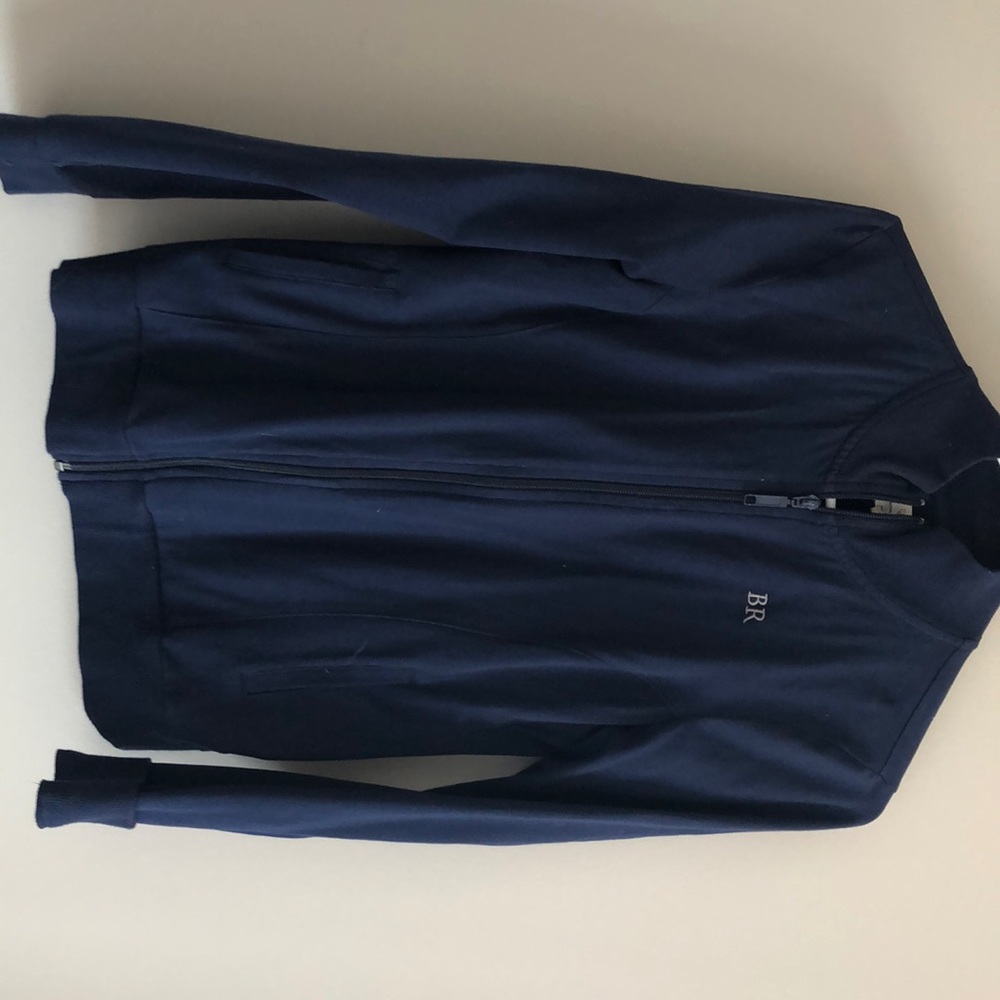 Navy zip-up jacket